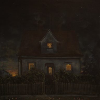 Rodrigo Hernandez, Mayerweg 4, 2026, Öl auf Leinwand, 90 x 90 cm